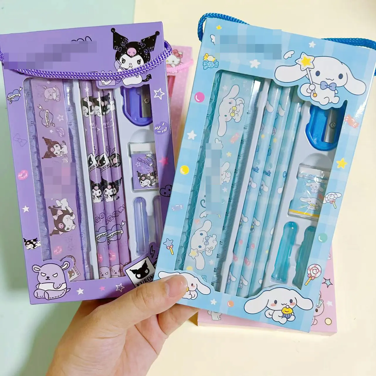 Kawaii Cinnamoroll Kuromi My Melody Pencil Eraser Pencil Sharpener ...