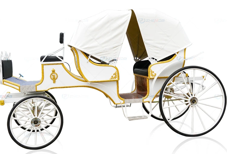 Used Cinderella Pumpkin Princess Wedding Carriage Horse Drawn Carriage Royal Horse Trailer for Sale