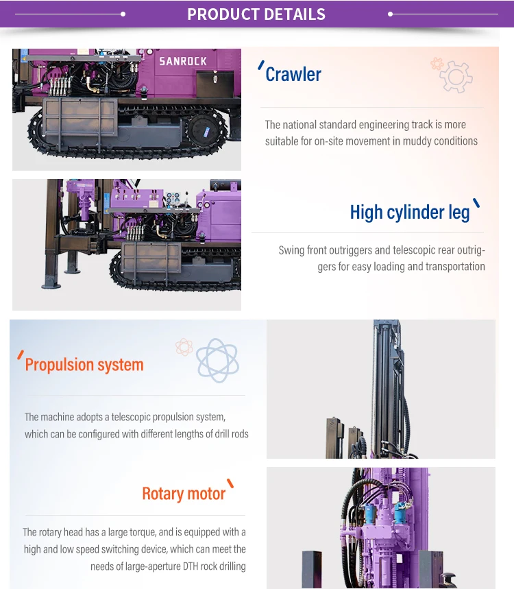 Oil Rig Engine Project Kit Water Well Drilling Rig Underground Water Drilling Machine Crawler ...