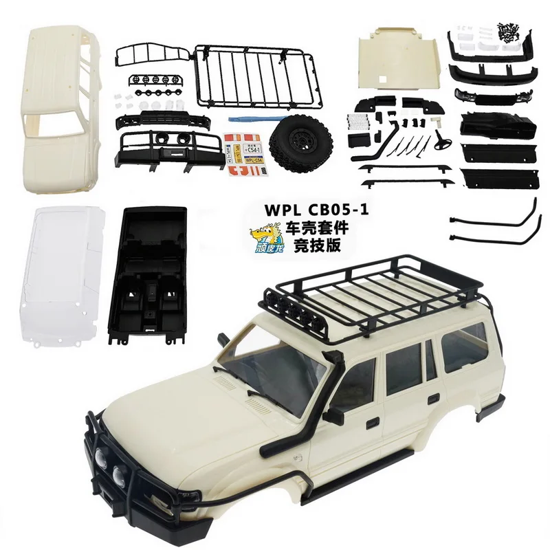 Wpl C54 Cb05-1 Lc80 Rc Auto Onderdelen Auto Shell Kit Versie Voor Wpl 1/16 C14 C24 Rc Auto Diy Accessoires Voor Kinderen - Buy Kit Diy,Cb05-1 Rc Car,Radio Control Toys on