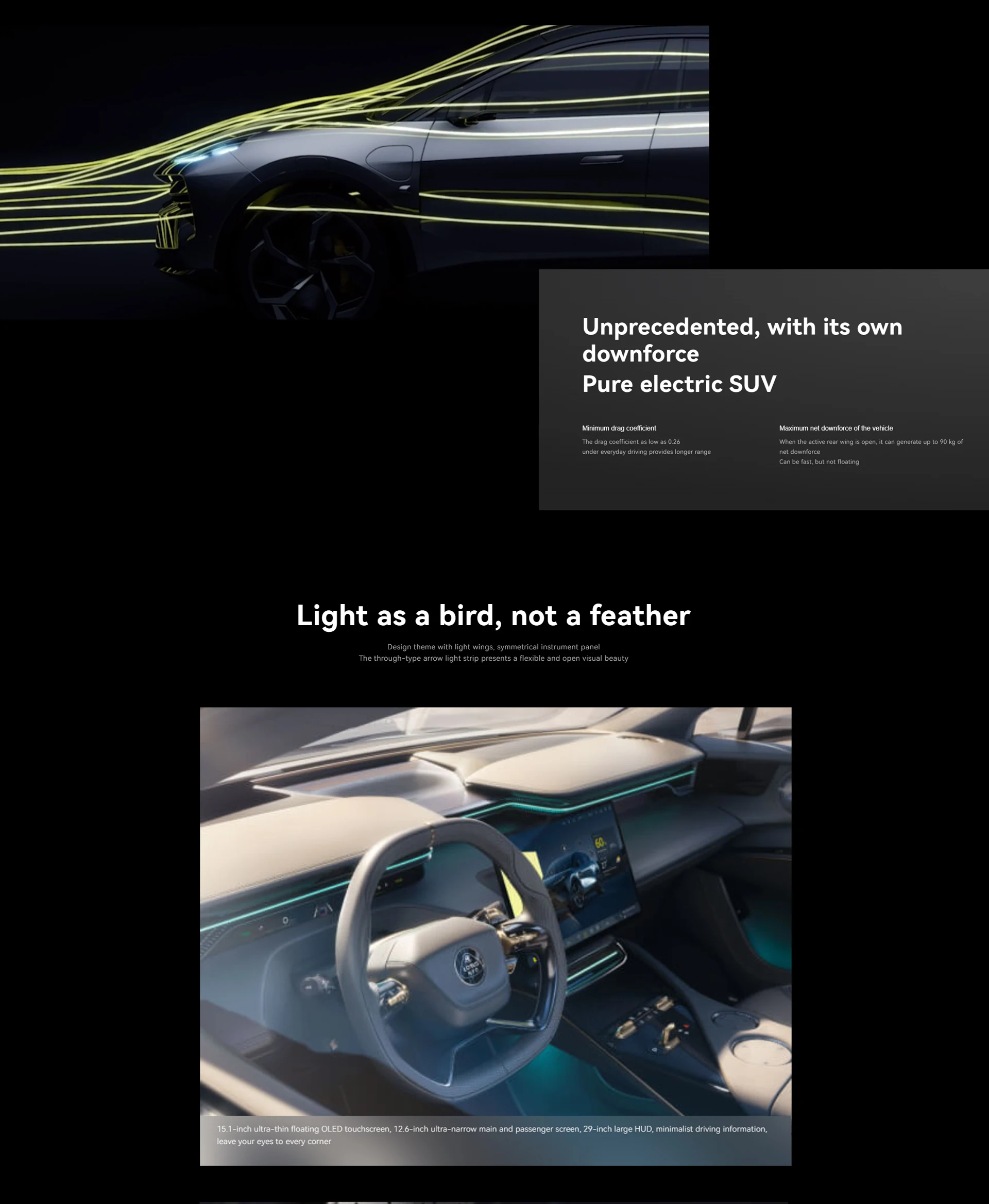 Luxury Electric Car Lotus Nyo Eletre S+ 4wd 5 Seats Lhd China Ev Car