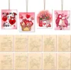 สไตล์วันวาเลนไทน์ 10 ชิ้น + เชือกป่าน