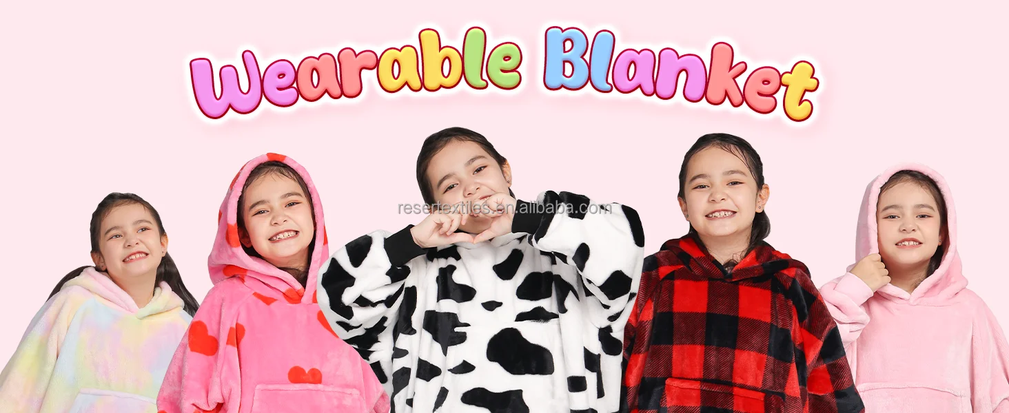 One Size Sherpa Blanket Hoodie Wearable Warm Sweatshirt for Adults Perfect Winter Gift for Women Moms Men