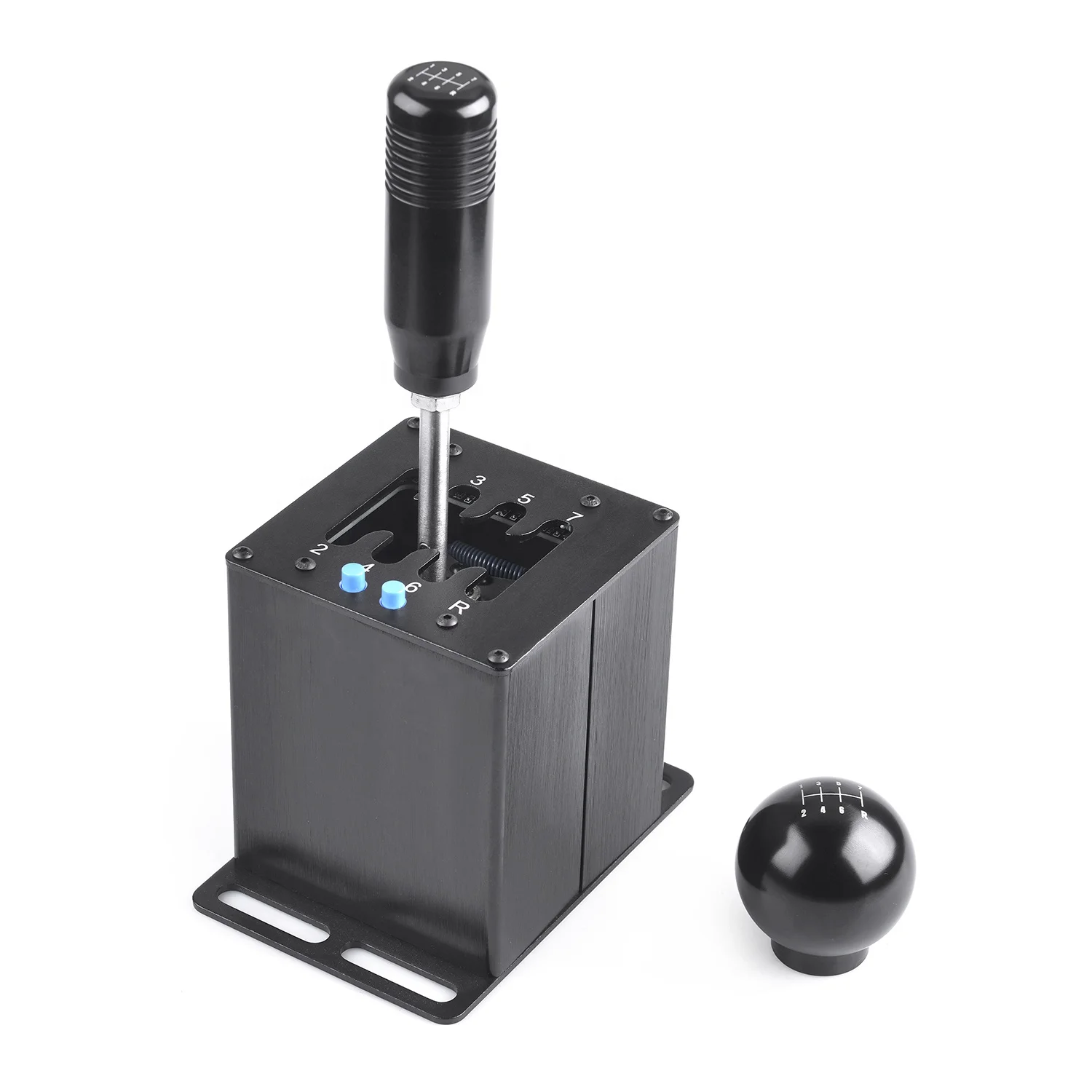 PC USB Simulator Shifter 7+R 6+R H Gear Shifter for Sim Racing Games (7+R) With Push Button