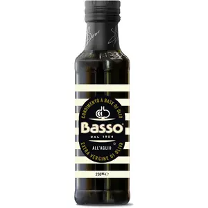 Extra Virgin Garlic-Flavored Olive Oil 12 Bottles Per Box Premium 250ml Plant Oil