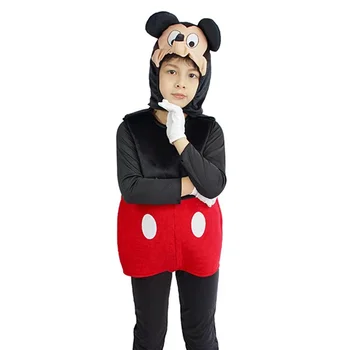 Mickey Cosplay Costume for Children Halloween Party Mouse Jumpsuit Kid's Photography Clothes