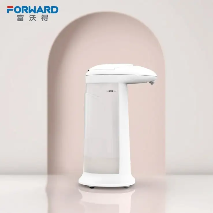 hotel 280ml waterproof plastic large capacity free standing automatic liquid soap dispenser