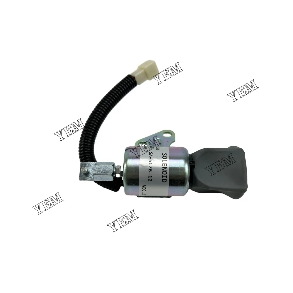 For Kubota Engine D902 Solenoid Valve SA-5176-12 12V Spare Part 2