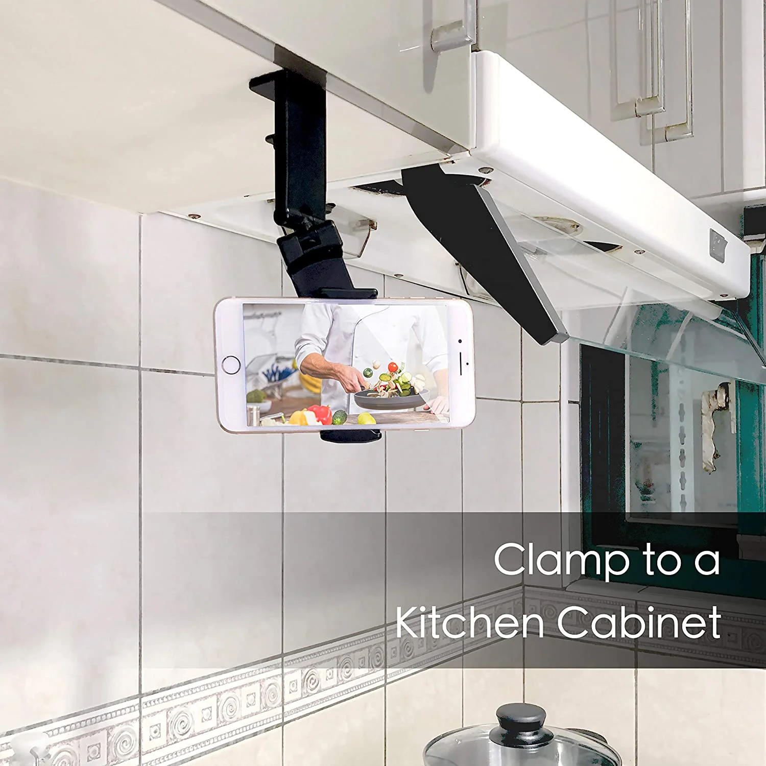 Universal Portable Desktop Foldable Airplane Phone Holder for Desk Airplane  Car Kitchen Inflight Cell Phone Mount