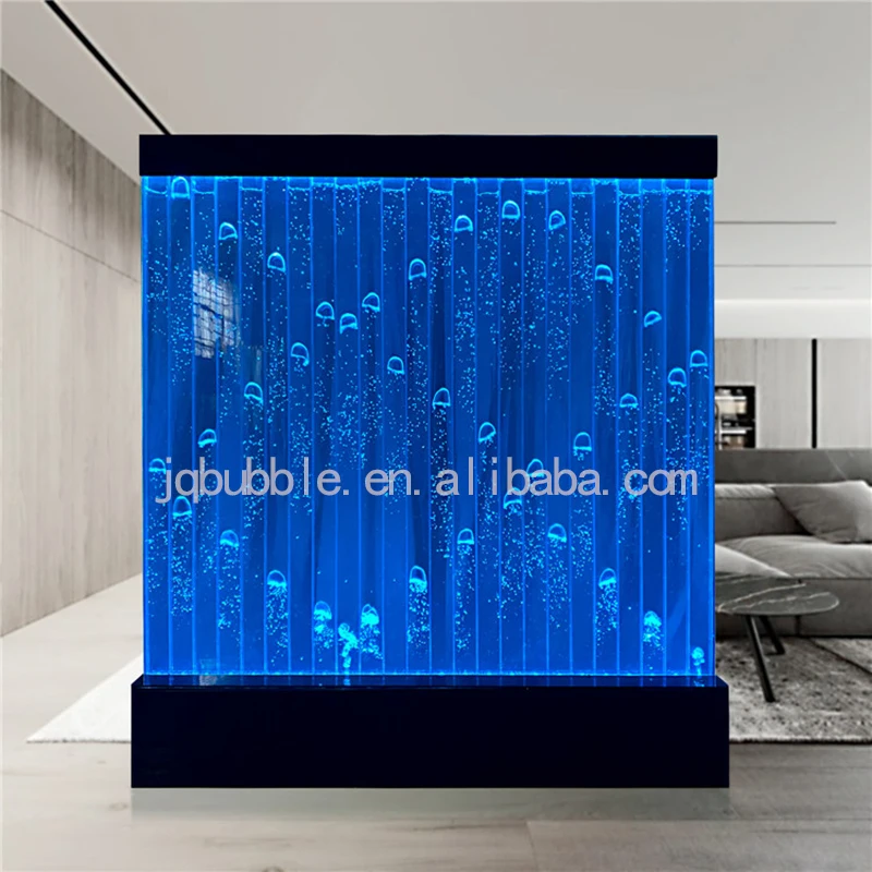 Digital Display Water Bubble Movable Partition Led Home Decor Modern ...