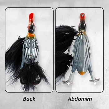 Cross-Border Manufacturer Wholesale Stainless Steel Artificial Hard Bait Bionic Fish Lure 105cm 28g Fake Bait – Hard Lure – view 4