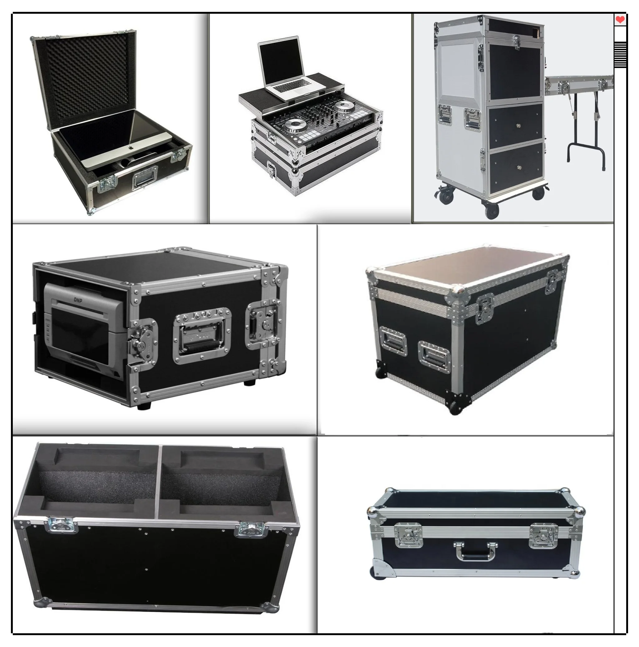 China Manufacturer Custom Lockable Hard Rack Aluminum Flightcase ...