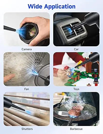 Непосредственный изготовитель, доступен логотип бренда, сжатый Электрический воздушный Пыльник для компьютера, батарея 6000 мАч, беспроводной пылесборник