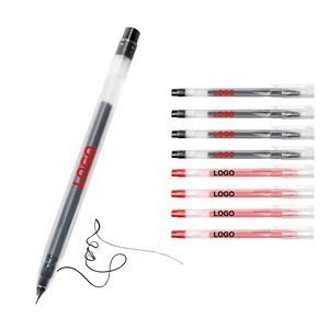 Plastic Neutral Gel Business School Office Signature Pen Wholesale Red Black Refill 1.00 mm Top-selling Custom Logo Print Gifts
