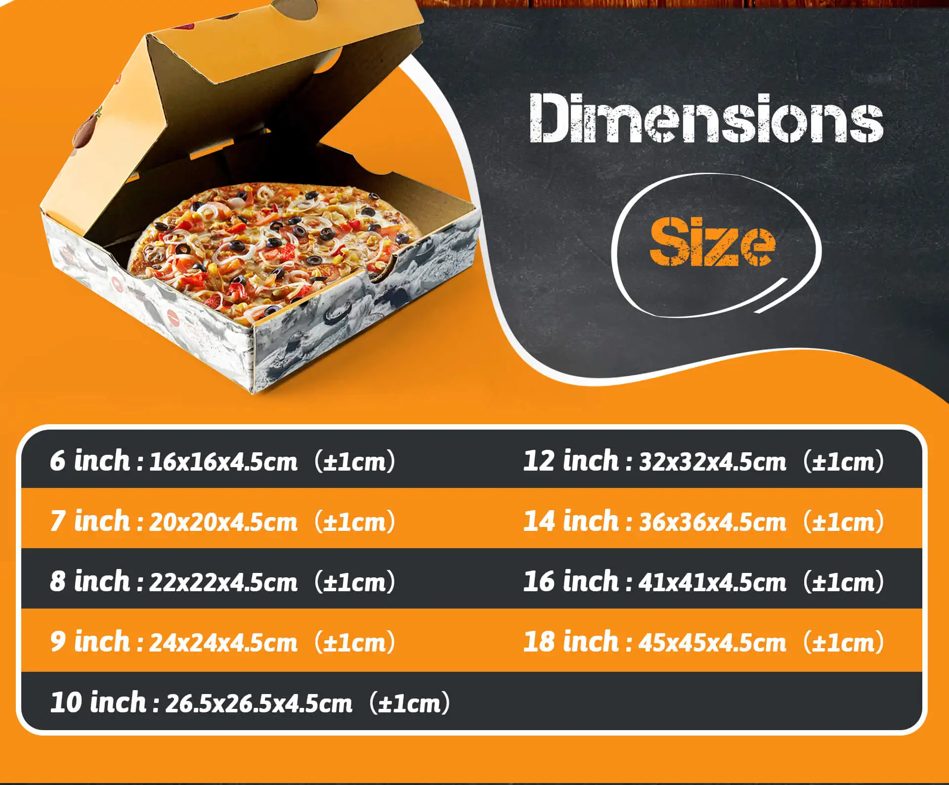 16 18 inch white kraft custom logo design food pizza packaging box cheap personalized corrugated brown paper pizza boxes carton