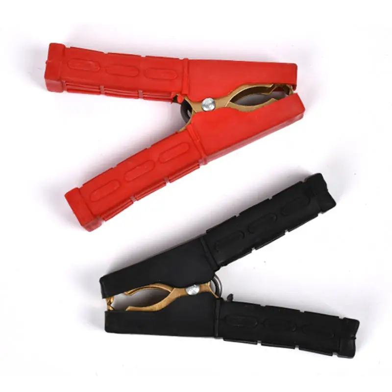 100 А Чистая медь Тестируемые автоматические зажимы для зарядки разъем красные и черные клеммы питания авто