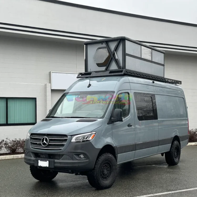 4 Person Aluminum Manual Setup Hard Shell Car Roof Top Tent Rooftop ...