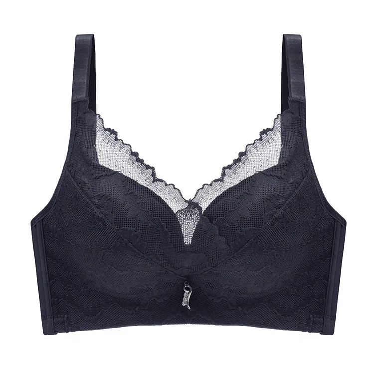 Stylish Sexy Ladies Bra with Lace - Wireless & Comfortable