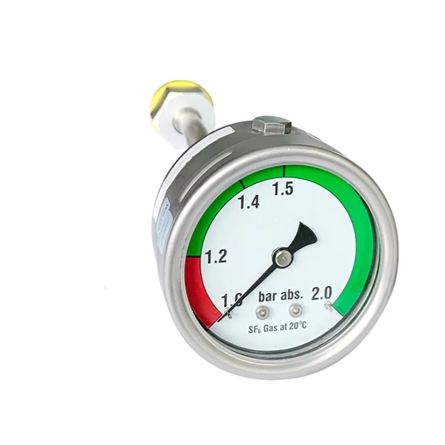 Good Quality Density Testing 1 to 2 bar Abs SF6 Gas Pressure Gauge