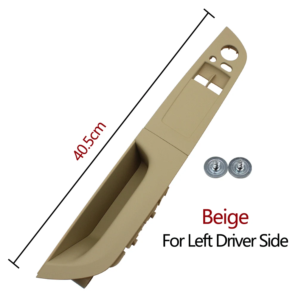 Lhd Interior Left Driver Door Armrest Panel Cover Trim Pull Handle For