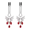 Corps en argent / Pendentifs rubis rouge