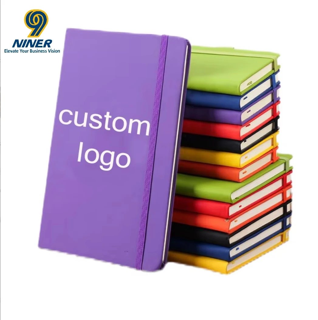 Custom Logo A5 A6 Notebook Personalized Printed PU Leather Journal Portable Business Promotional Gifts