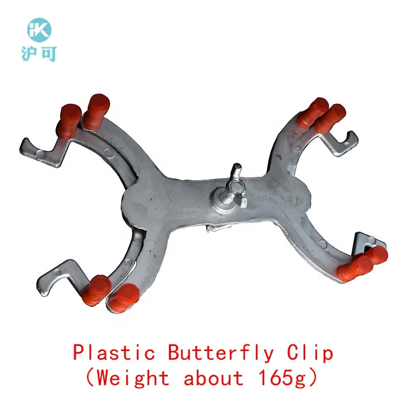 Morsetto Per Buretta Doppio In Plastica - Accessorio Da Laboratorio Regolabile A Farfalla - Foto 7