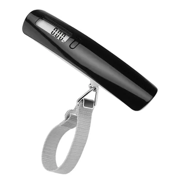 Fashion Design Portable Scale Smart Handheld Digital Luggage Scale Black