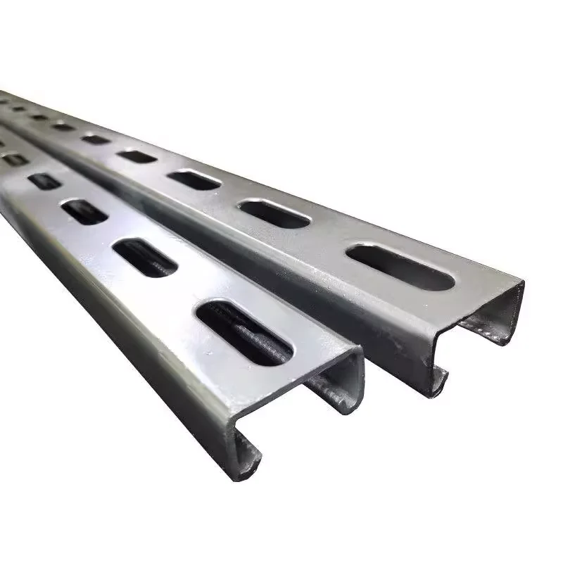 Standard 41x41mm Size Galvanized c Slotted Strut Support Purlin for ...