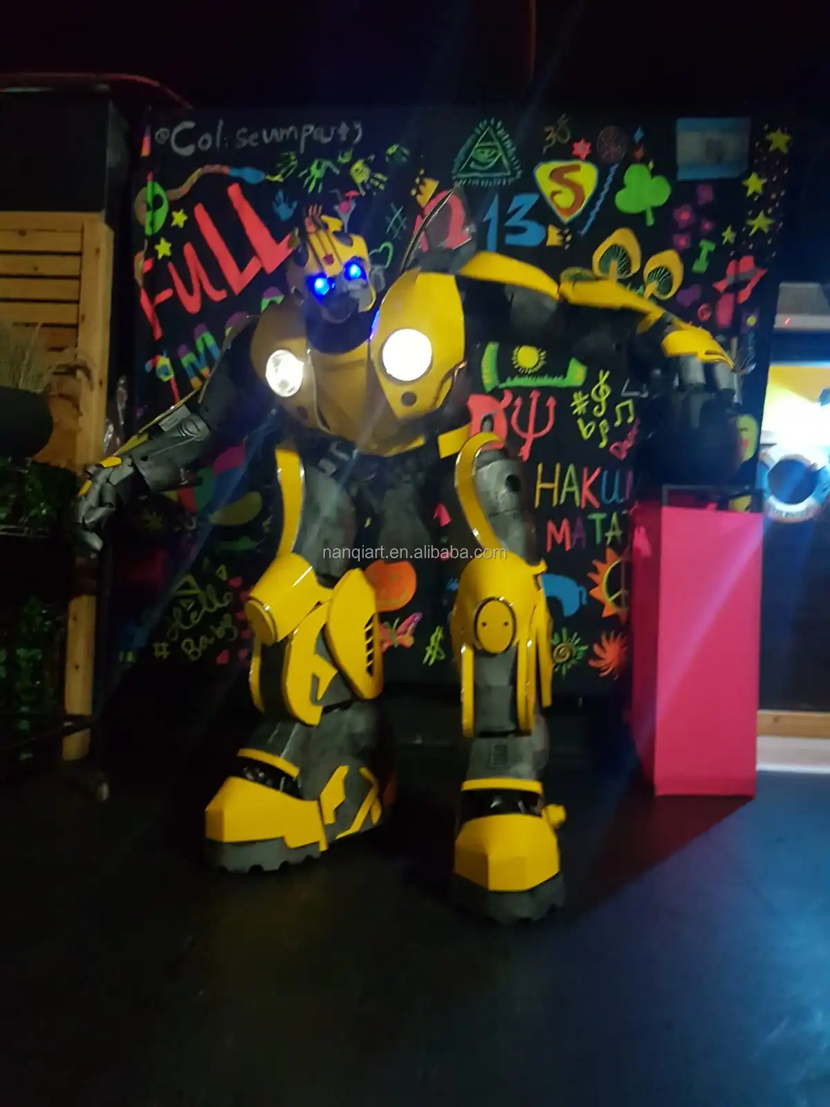 Hot Sale Factory Cheap Price Realistic Led Robot Performance Costume