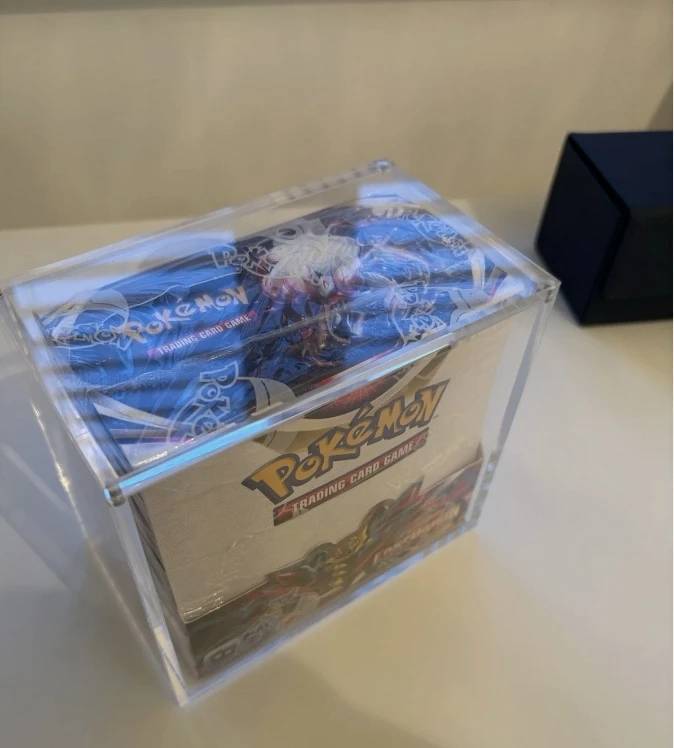 High Quality Modern Eco-friendly 5MM Thick Acrylic Pokemon Booster Display  Box 4 Magnets Enhanced Collection Display Upgradeable| Alibaba.com
