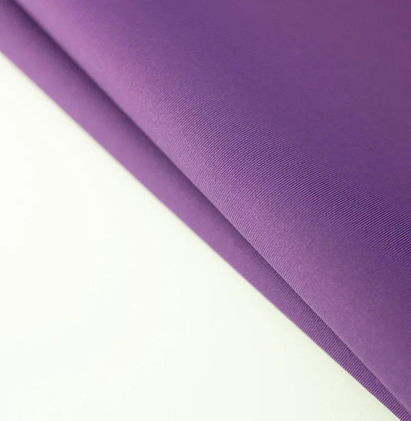 Odm Oem Customized Color Polyester Spandex Scuba Knit Quick Dry Elastic