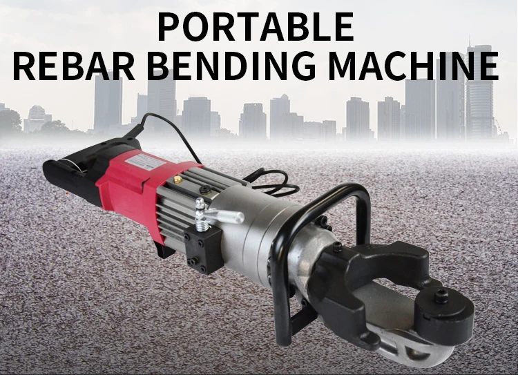Small Portable Hydraulic Electric Bender Rebar Bending Machine Steel