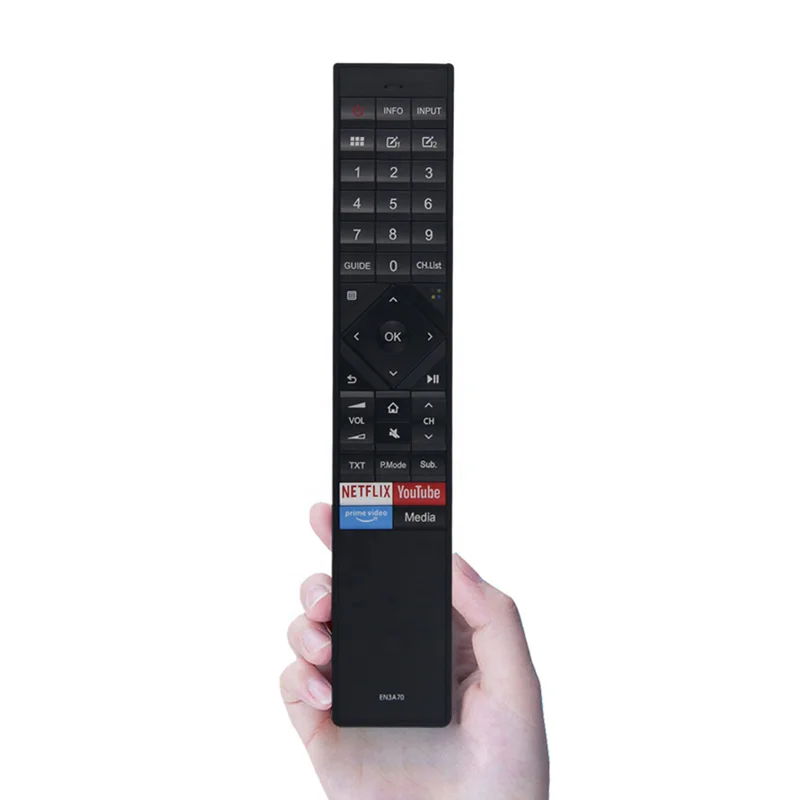 For Vu Hisense Oled Smart 4K TV Remote Control of ERF3F70H EN3A70 ERF3C70V ERF60D62V H5508BUK HE100LN60D 55U7QF H80LSAIL