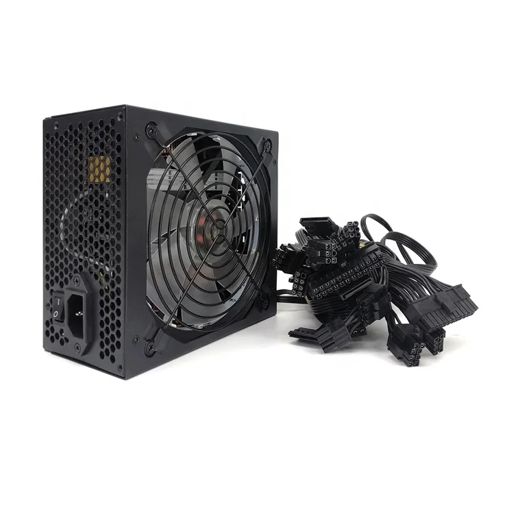 Блок питания ATX 24Pin Real 750W 80 + Active PFC DC-DC, корпус компьютера