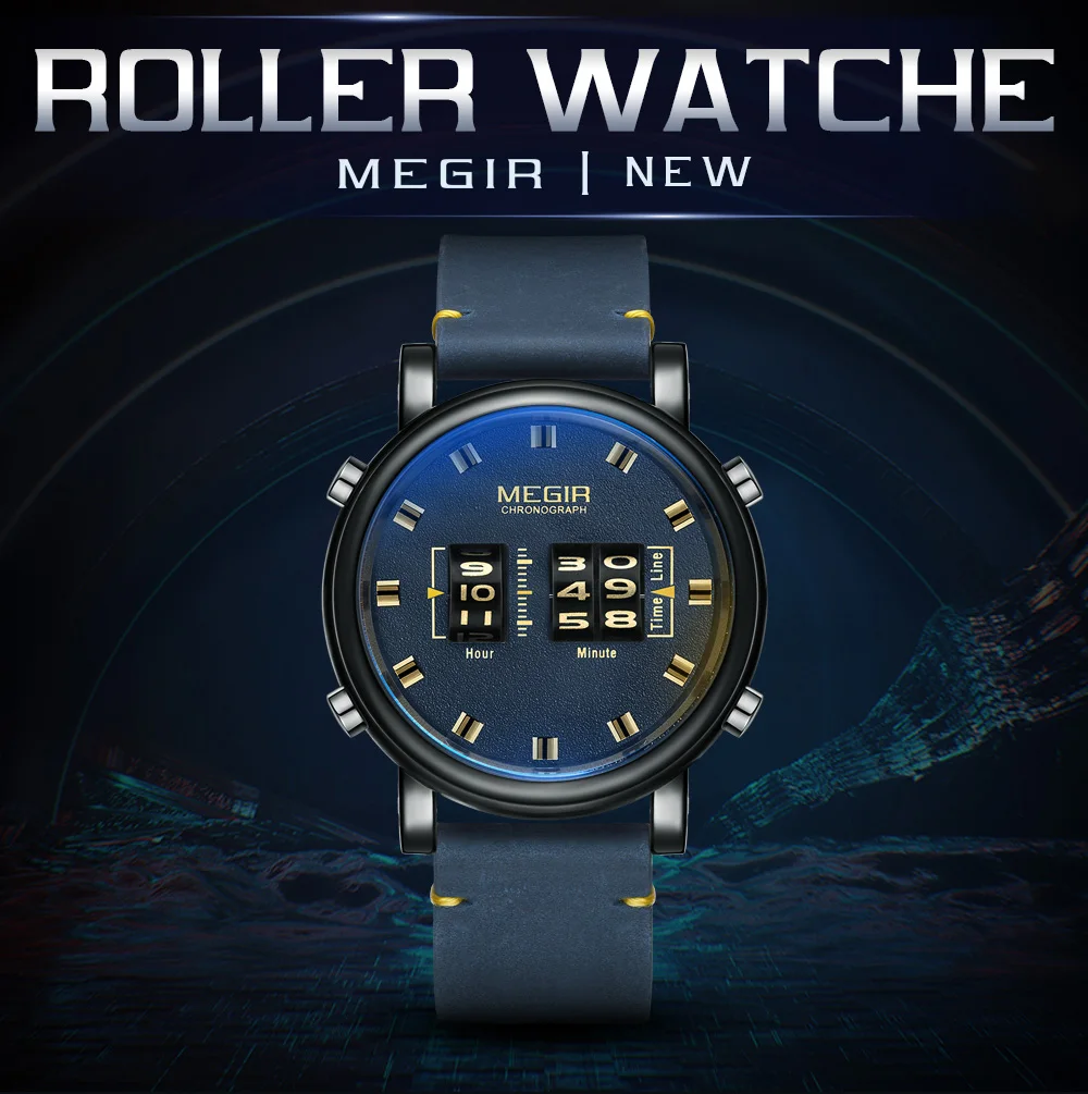 MEGIR 2137 Minimalist Men's Watch Fashion Function