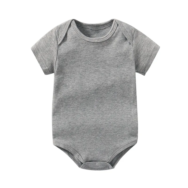 Customization Wholesales Solid Color Blank Baby Onesie 100% Cotton Baby ...