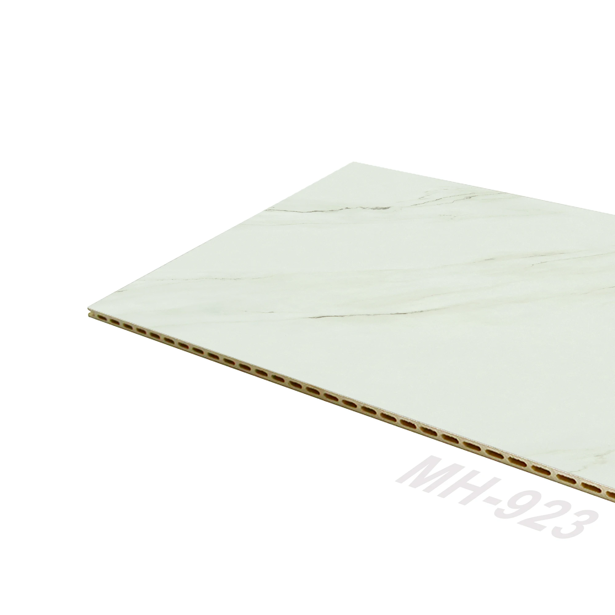 product melinco new design building material pvc hollowed wall panel wavy decoration indoor wallboard-7