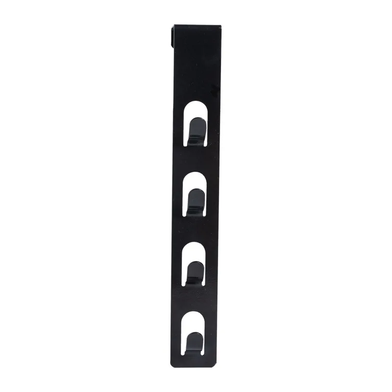 Clothes and Bag Hooks Door-Back Hooks Hats and Other Storage Items Behind the Door Black Bags 6 Hooks Non-Perforated Non-Marking Hangers Used for Hanging Clothes Non-Drilled Hooks 