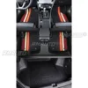 TPE foot pad Chenille black multicolored TPO trunk