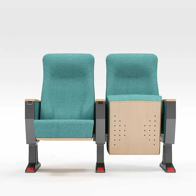 Furniture Lecture Room Conference Performance Church Chair Fabric Folding Movie Theater Seat Auditorium Hall Chair for Meetings