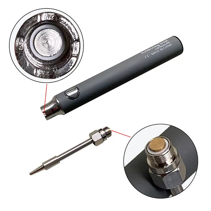 510 Thread Wireless Soldering Iron Battery Pen – Portable USB Fast Charging – Soldering On The Go