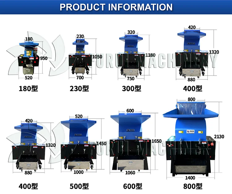 Low consumption crusher plastic plastic crusher taiwan