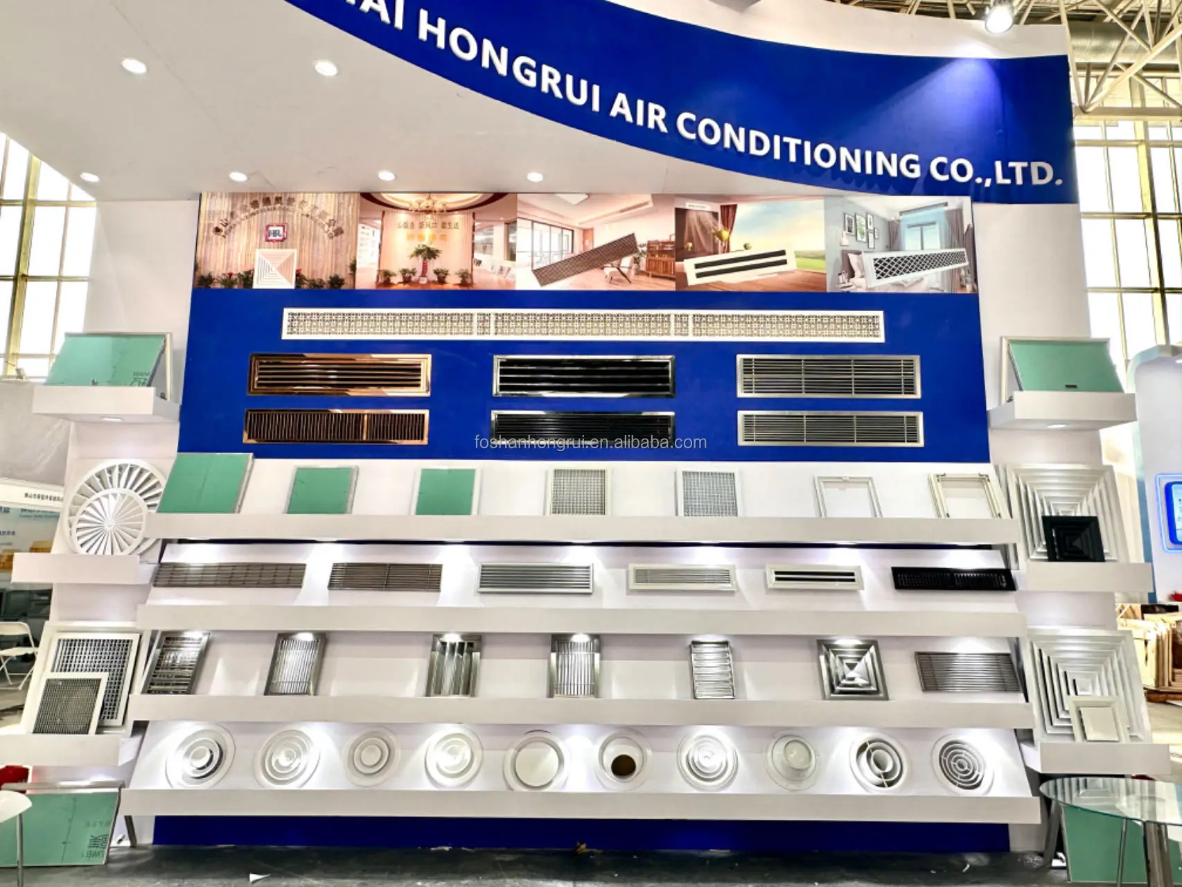 4 Way Square Aluminum Air Diffuser for HVAC Systems Ceiling air ...