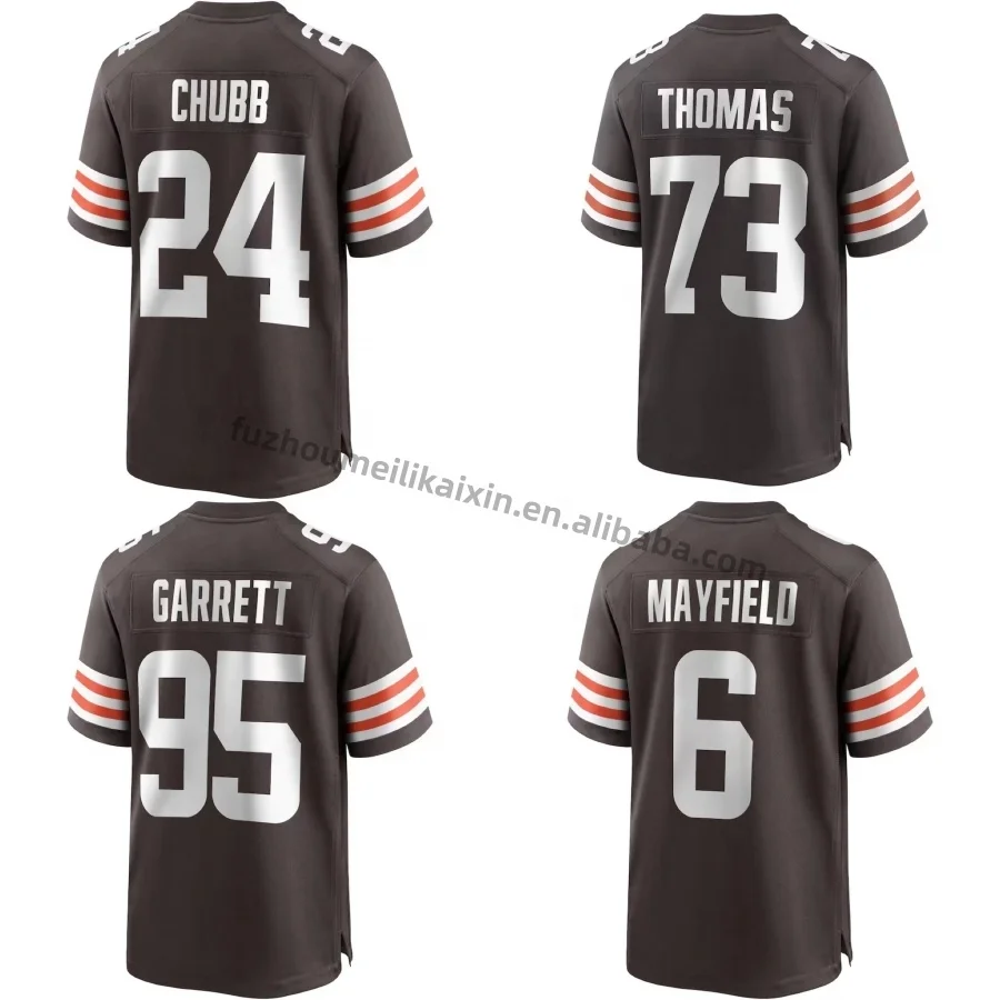 Wholesale Nick Chubb Cleveland Brown Football Jerseys 24 Stitched USA  Football VP Limited Jersey Game Jerseys - Brown From m.