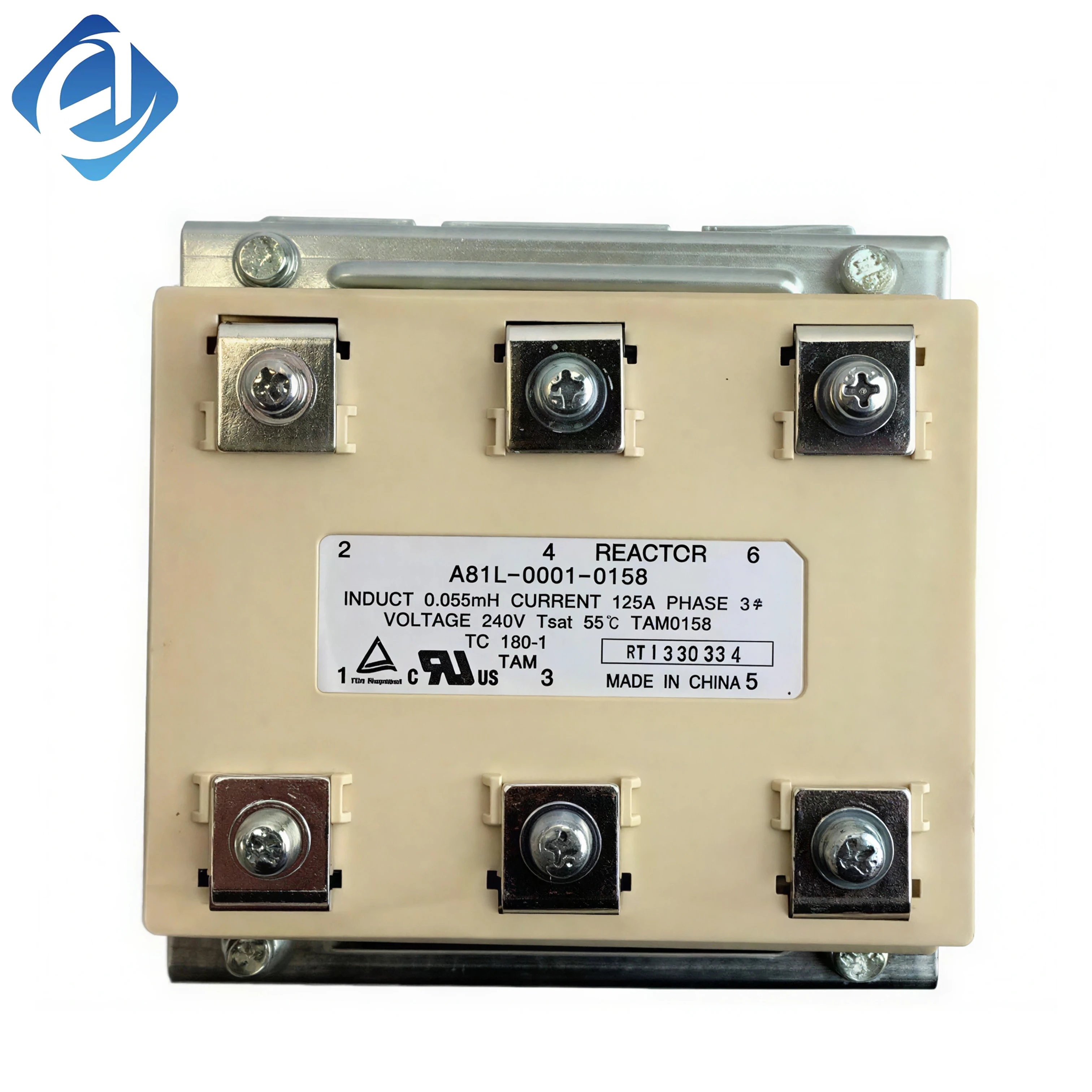 New Original A81L-0001-0185 This A81L series reactor is for CNC & servo systems. It suppresses surge voltage/current and filters harmonics. Features 62A rating, stable performance, low noise & long life. Fully tested, in stock for fast delivery.