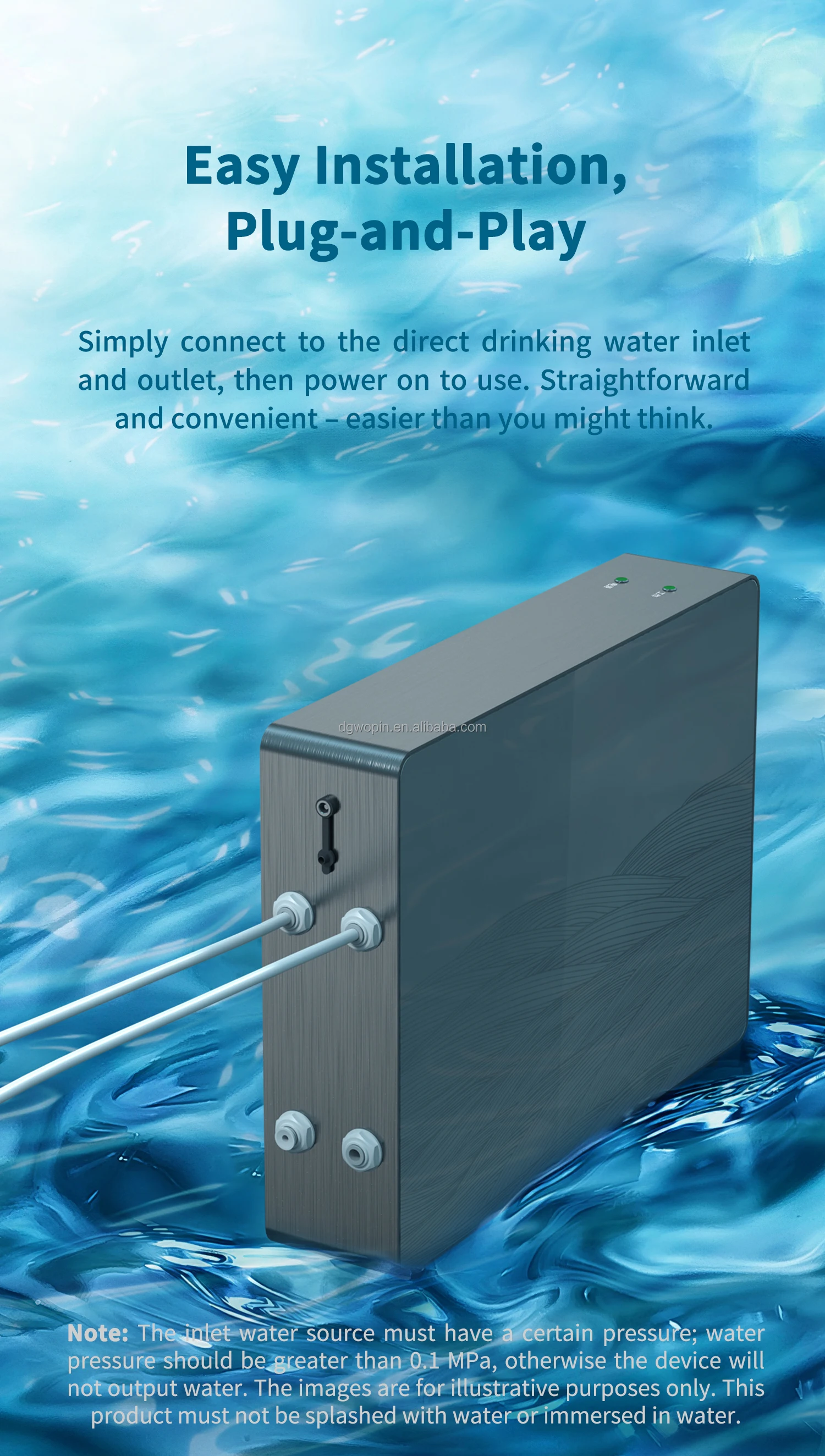 Tragbarer Generator mit SPE- und PEM-Technologie 3000 ppb – Detail 4
