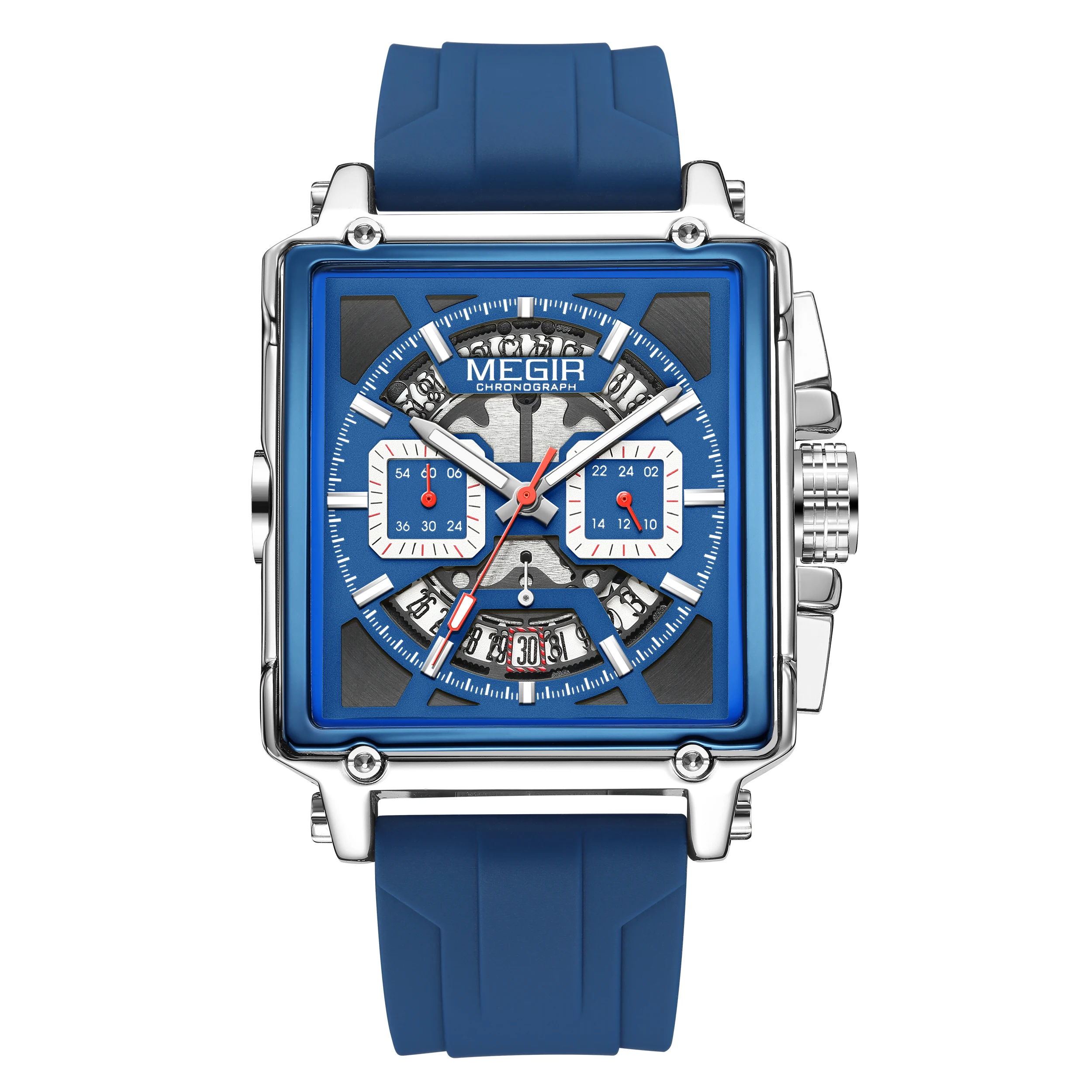 Relojes Hombre Megir 2233 Luxury Chronograph Watches