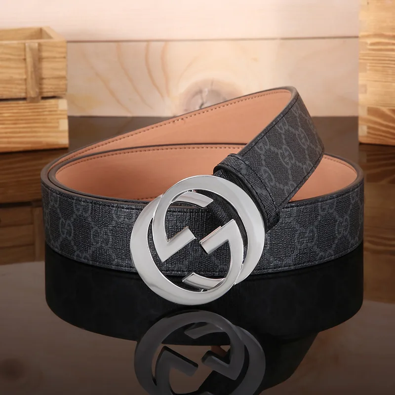 New Arrival Luxury Genuine Leather Metal Buckle Designer Belts Famous