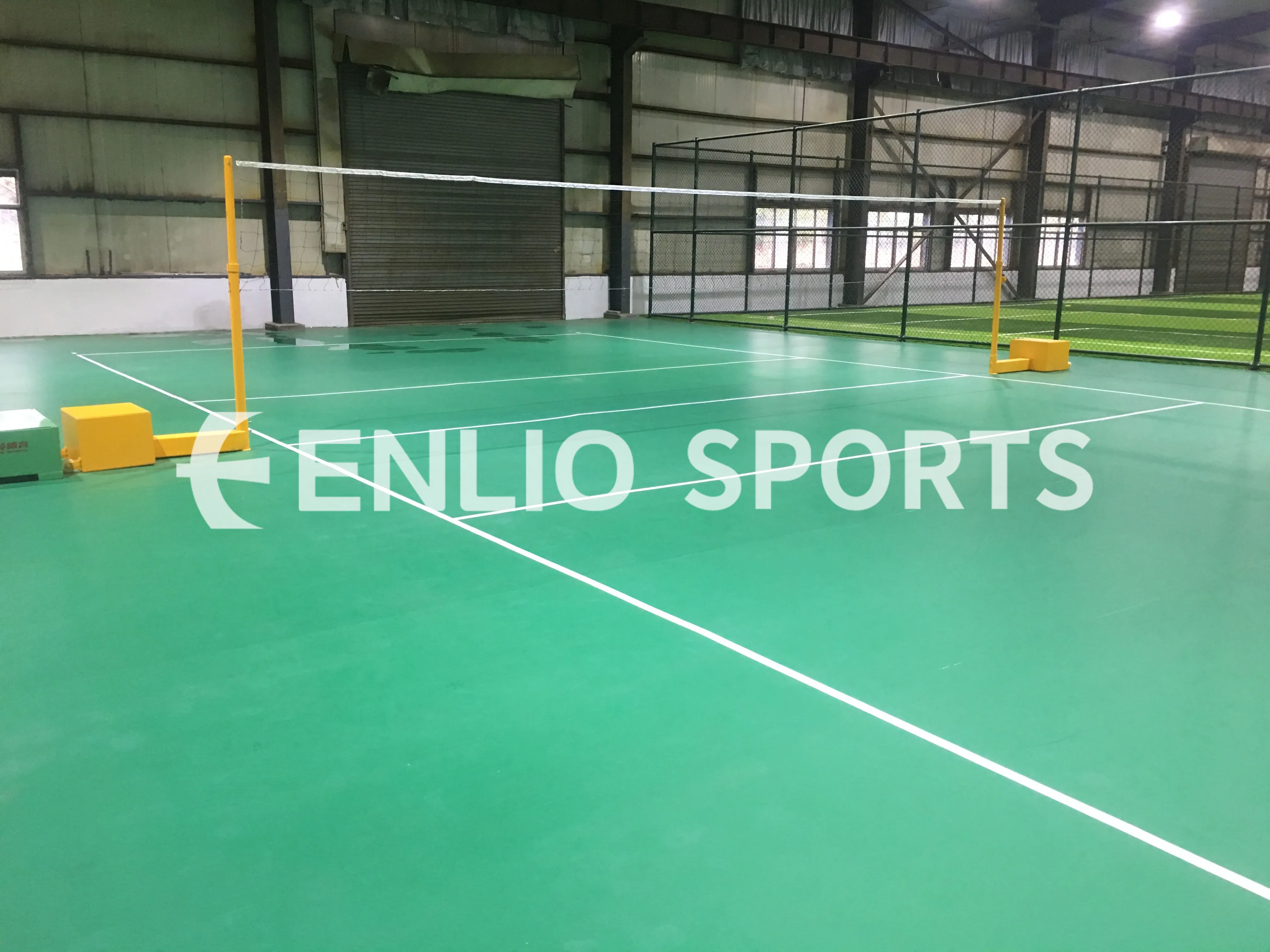 Enlio FIVB Approved Rain Drop Surface Professional PVC Flooring for Volleyball Indoor Carpet Sports Flooring